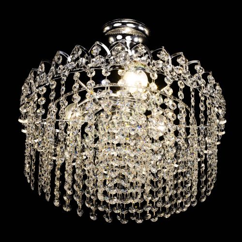 Люстра Капель-лепесток обтикон с подвесом в Симферополе Гусь Хрустальный