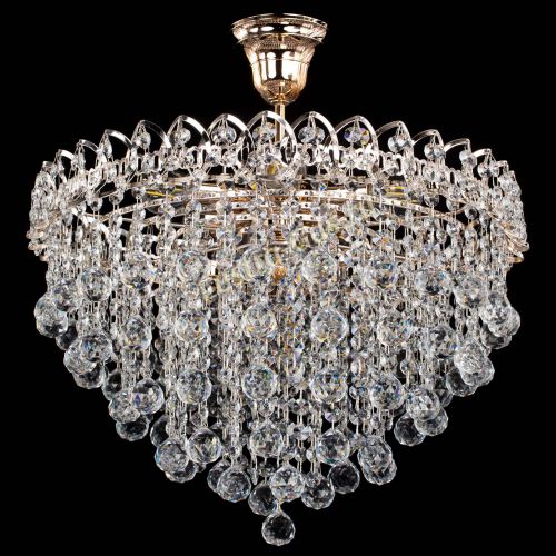 Люстра Капель Лепесток Шар  30мм с подвесом в Симферополе Гусь Хрустальный