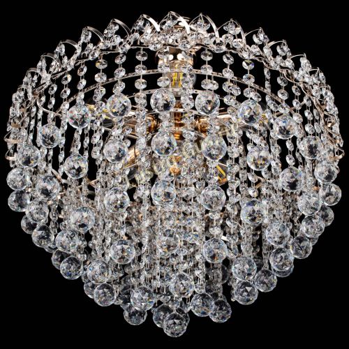 Люстра Капель Лепесток Шар  30мм с подвесом в Симферополе Гусь Хрустальный