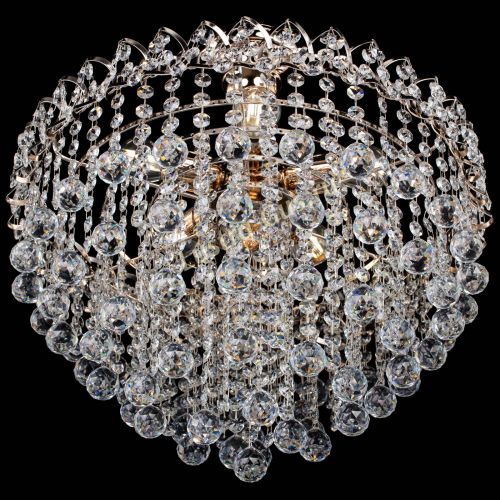 Люстра Капель Лепесток Шар  30мм с подвесом в Симферополе Гусь Хрустальный