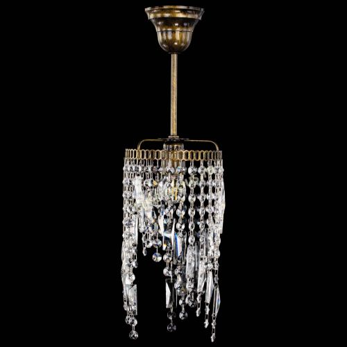 Люстра Капель мини №4 под бронзу в Симферополе Гусь Хрустальный