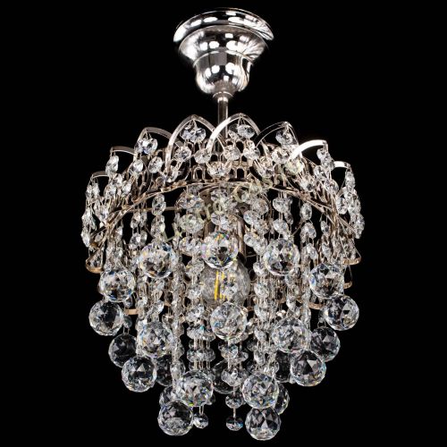 Люстра Капель оптикон шар №1 с подвесом в Симферополе Гусь Хрустальный