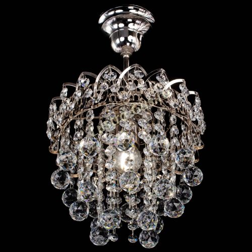 Люстра Капель оптикон шар №1 с подвесом в Симферополе Гусь Хрустальный