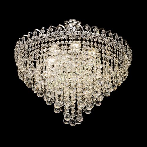 Люстра Капель Пирамида Шар 30 с подвесом в Симферополе Гусь Хрустальный