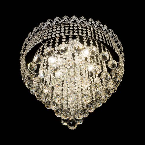 Люстра Капель Пирамида Шар 40 с подвесом в Симферополе Гусь Хрустальный