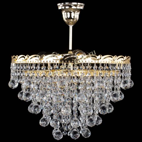 Люстра Капель Шар 30мм с подвесом в Симферополе Гусь Хрустальный