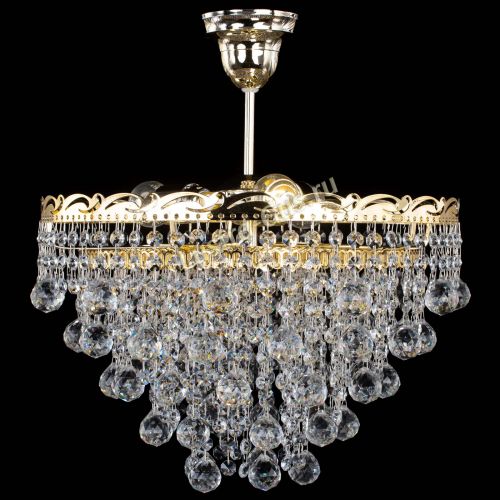 Люстра Капель Шар 30мм с подвесом в Симферополе Гусь Хрустальный