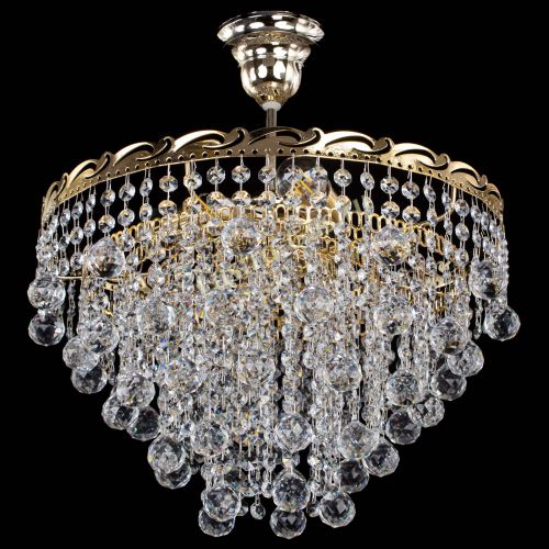 Люстра Капель Шар 30мм с подвесом в Симферополе Гусь Хрустальный