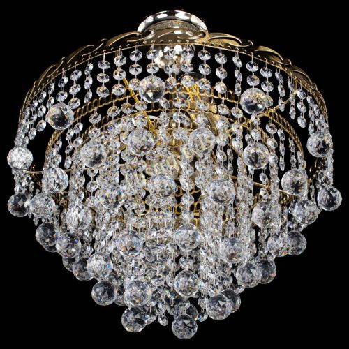 Люстра Капель Шар 30мм с подвесом в Симферополе Гусь Хрустальный