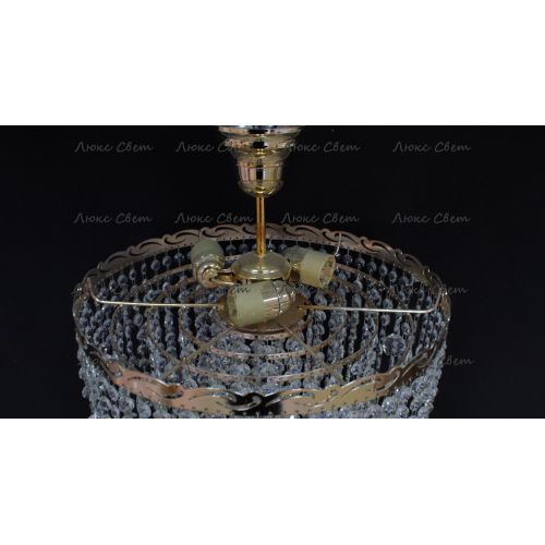 Люстра Капель Винтаж 3 лампы подвесная в Симферополе Гусь Хрустальный