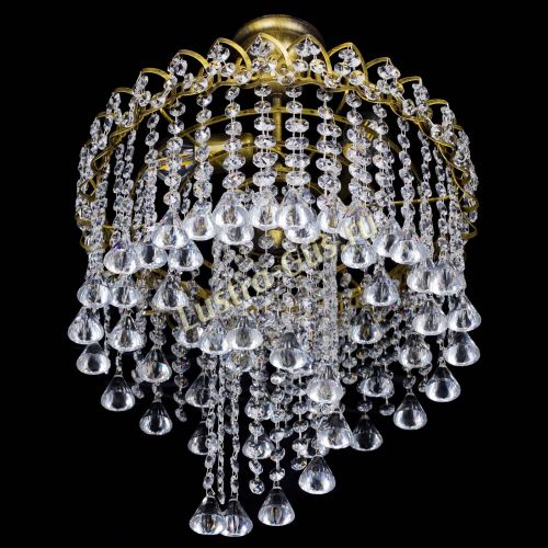 Люстра Капель Водоворот под бронзу конус 30 в Симферополе Гусь Хрустальный