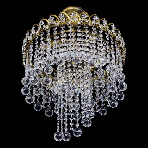 Люстра Капель Водоворот под бронзу шар 30 в Симферополе Гусь Хрустальный