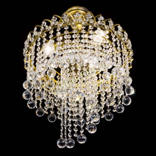 Люстра Капель Водоворот под бронзу шар 30 в Симферополе Гусь Хрустальный