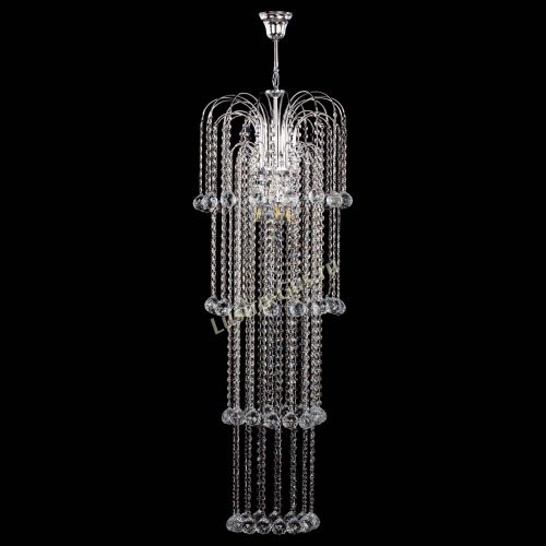 Люстра Каскад длинный в Симферополе Гусь Хрустальный