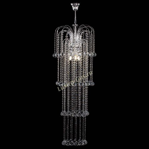 Люстра Каскад длинный в Симферополе Гусь Хрустальный