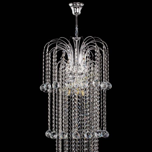 Люстра Каскад длинный в Симферополе Гусь Хрустальный