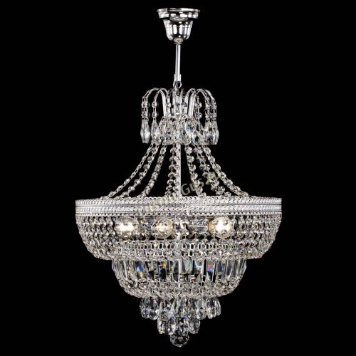 Люстра Каскад Флоренция №5 с подвесом в Симферополе Гусь Хрустальный