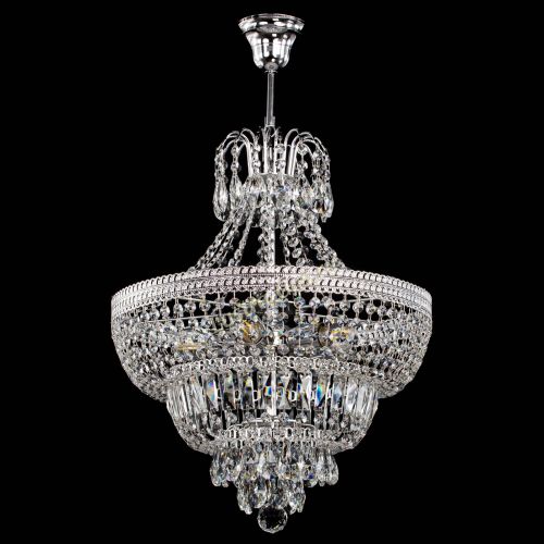 Люстра Каскад Флоренция №5 с подвесом в Симферополе Гусь Хрустальный