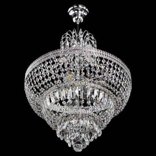 Люстра Каскад Флоренция №5 с подвесом в Симферополе Гусь Хрустальный