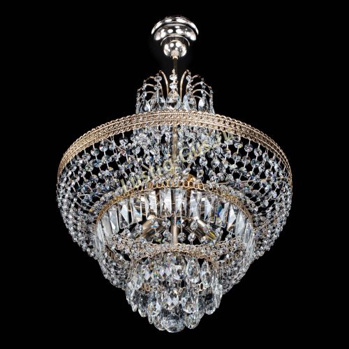 Люстра Каскад Флоренция №5 с подвесом в Симферополе Гусь Хрустальный