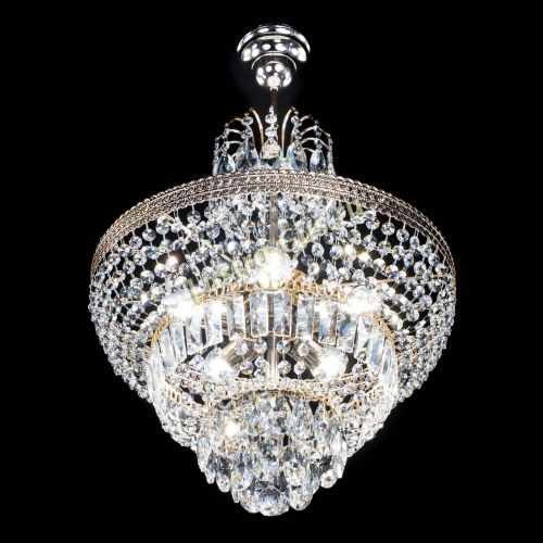 Люстра Каскад Флоренция №5 с подвесом в Симферополе Гусь Хрустальный