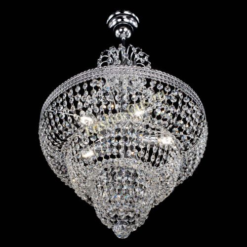 Люстра Каскад Флоренция обтикон №5 с подвесом в Симферополе Гусь Хрустальный