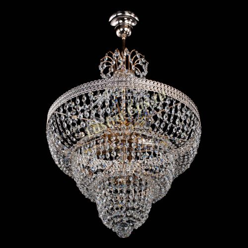 Люстра Каскад Флоренция обтикон №5 с подвесом в Симферополе Гусь Хрустальный