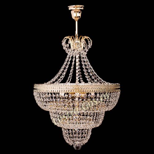 Люстра Каскад Флоренция обтикон №5 с подвесом в Симферополе Гусь Хрустальный