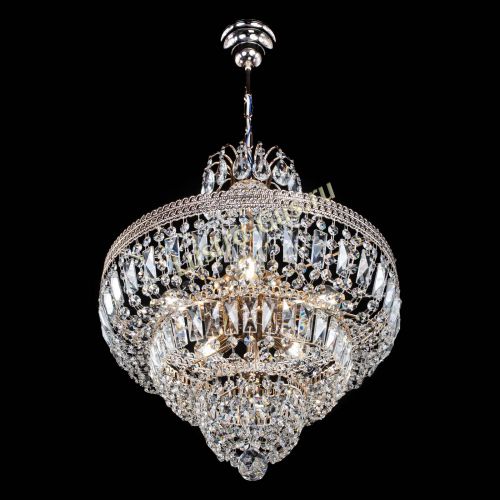 Люстра Каскад Флоренция обтикон №5 удлиненная в Симферополе Гусь Хрустальный