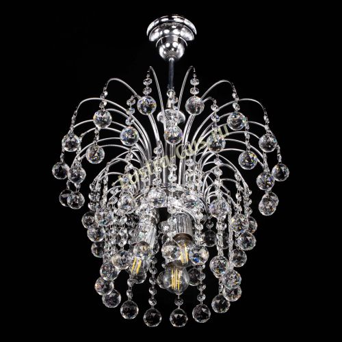 Люстра Каскад Шар №2 в Симферополе Гусь Хрустальный