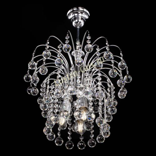 Люстра Каскад Шар №2 в Симферополе Гусь Хрустальный