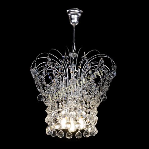 Люстра Каскад Шар №3 в Симферополе Гусь Хрустальный