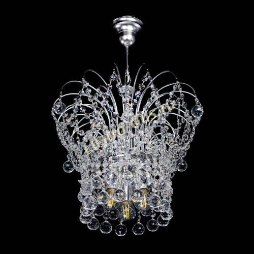 Люстра Каскад Шар №3 в Симферополе Гусь Хрустальный