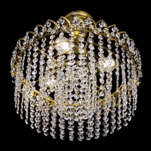 Люстра Хрустальная капель №3 под бронзу в Симферополе Гусь Хрустальный