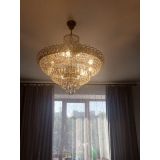 Люстра Хрустальный Каскад №8 с подвесом под бронзу в Симферополе