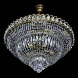 Люстра Хрустальный Каскад №8 с подвесом под бронзу в Симферополе
