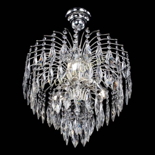 Люстра Хрустальные брызги камень Перо в Симферополе Гусь Хрустальный