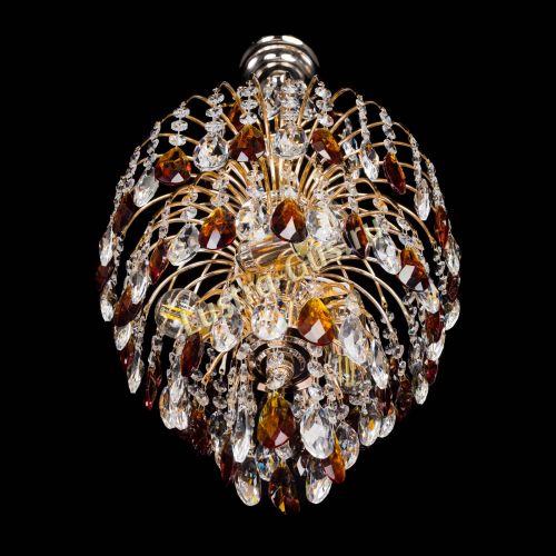 Люстра Хрустальные брызги с подвесом журавлик чайная в Симферополе Гусь Хрустальный