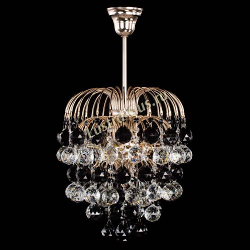 Люстра Хрустальные брызги шар 40 мм черная в Симферополе Гусь Хрустальный