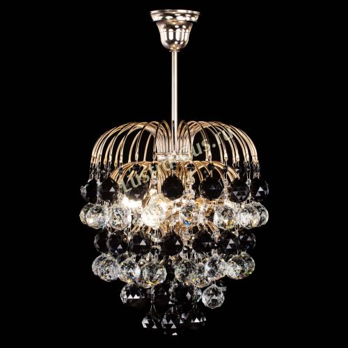 Люстра Хрустальные брызги шар 40 мм черная в Симферополе Гусь Хрустальный