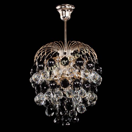 Люстра Хрустальные брызги шар 40 мм черная в Симферополе Гусь Хрустальный