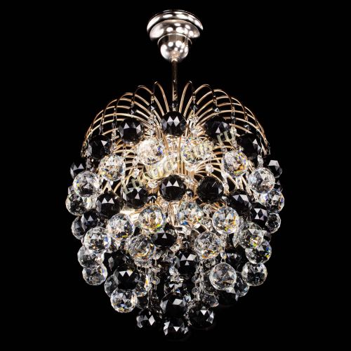 Люстра Хрустальные брызги шар 40 мм черная в Симферополе Гусь Хрустальный
