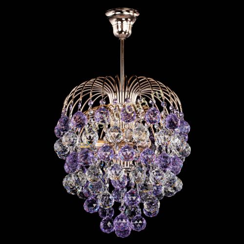 Люстра Хрустальные брызги шар 40 мм фиолетовая в Симферополе Гусь Хрустальный