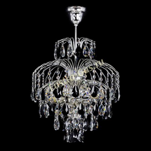 Люстра Хрустальные брызги Журавлик черный в Симферополе Гусь Хрустальный