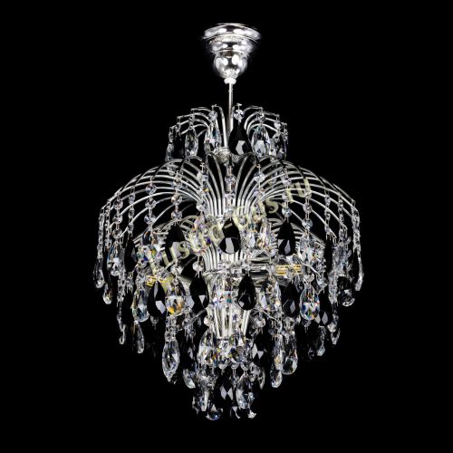 Люстра Хрустальные брызги Журавлик черный в Симферополе Гусь Хрустальный