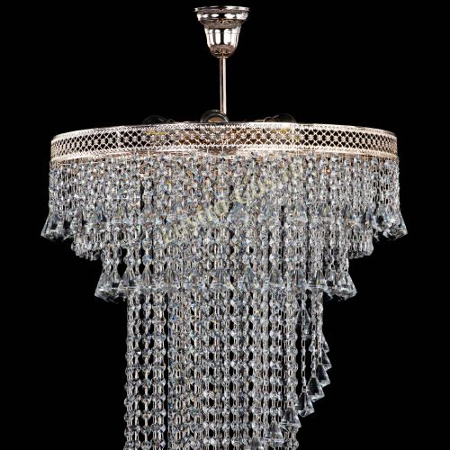 Люстра Кольцо №64 Венеция конус в Симферополе Гусь Хрустальный