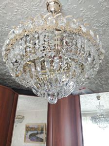 Люстра Кольцо Классика Пластинка с подвесом в Симферополе отзыв и фото покупателя