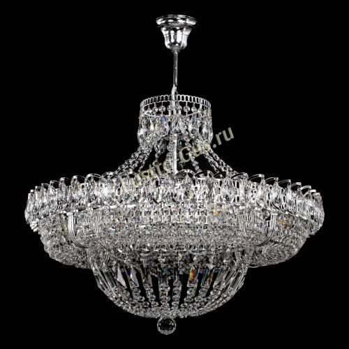 Люстра Кольцо Классика 6 ламп с подвесом в Симферополе Гусь Хрустальный