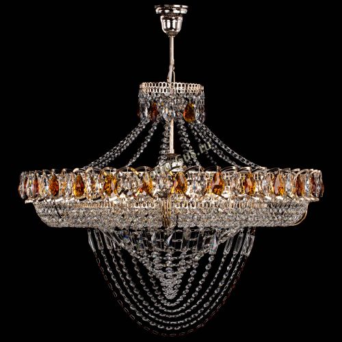 Люстра Кольцо Классика Веер №8 чайная в Симферополе Гусь Хрустальный