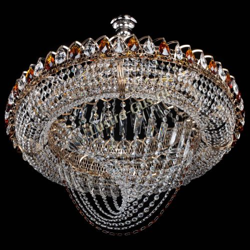 Люстра Кольцо Классика Веер №8 чайная в Симферополе Гусь Хрустальный